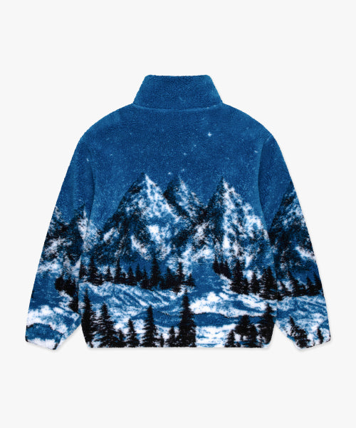 LMC SNOW VILLAGE BOA FLEECE JACKET blue