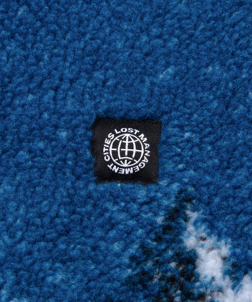 LMC SNOW VILLAGE BOA FLEECE JACKET blue
