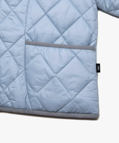 WM OG QUILTED HOODIE JACKET ash blue