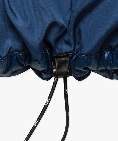 OG GLOSSY PUFFER DUCK DOWN VEST blue