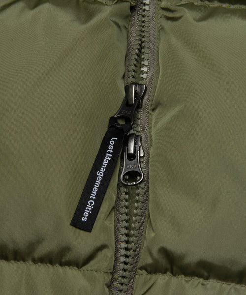 OG PUFFER DUCK DOWN VEST olive