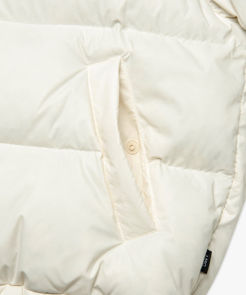 WM OG CROP PUFFER DUCK DOWN PARKA cream