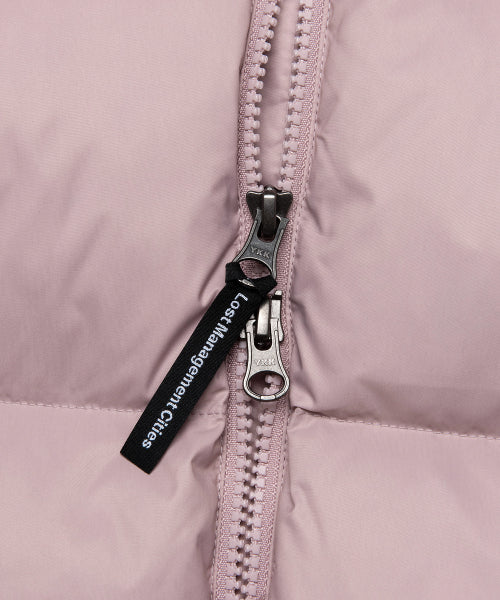 WM OG CROP PUFFER DUCK DOWN PARKA pink