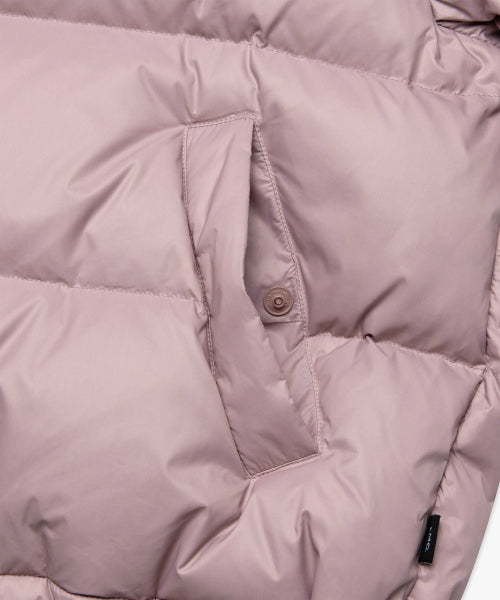 WM OG CROP PUFFER DUCK DOWN PARKA pink