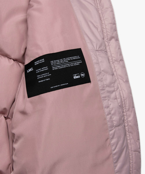 WM OG CROP PUFFER DUCK DOWN PARKA pink