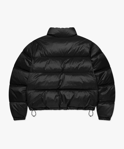 WM OG CROP PUFFER DUCK DOWN PARKA black
