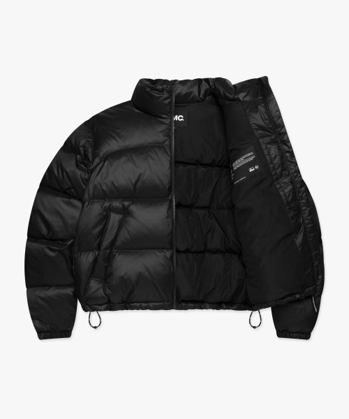 WM OG CROP PUFFER DUCK DOWN PARKA black