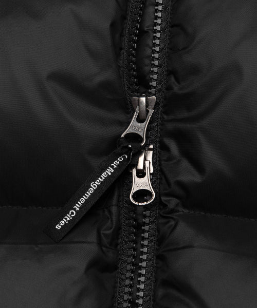 WM OG CROP PUFFER DUCK DOWN PARKA black