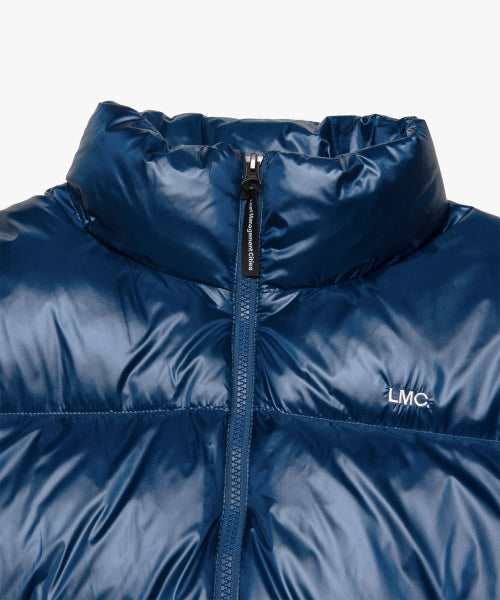 OG GLOSSY PUFFER DUCK DOWN PARKA blue
