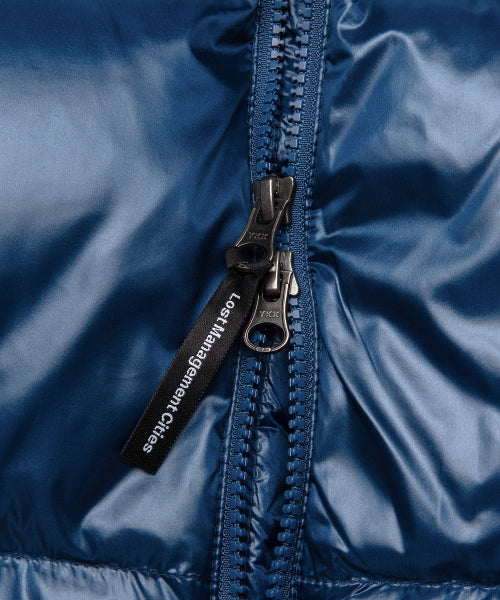 OG GLOSSY PUFFER DUCK DOWN PARKA blue