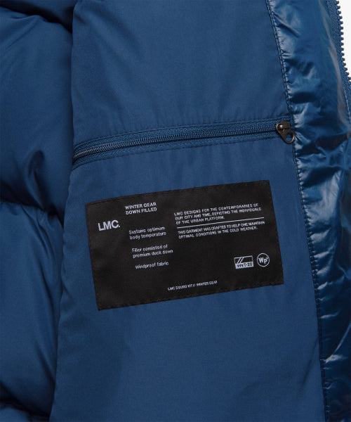 OG GLOSSY PUFFER DUCK DOWN PARKA blue