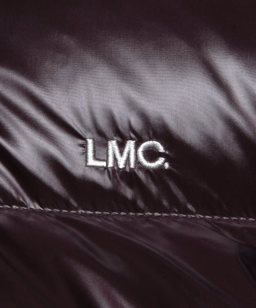 OG GLOSSY PUFFER DUCK DOWN PARKA burgundy