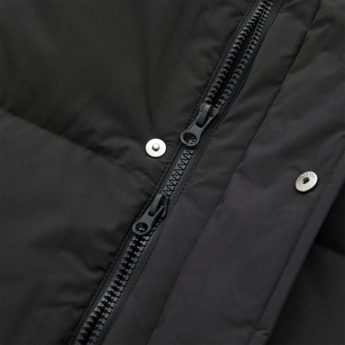 Essential Long Down Jacket (25FW) Charcoal