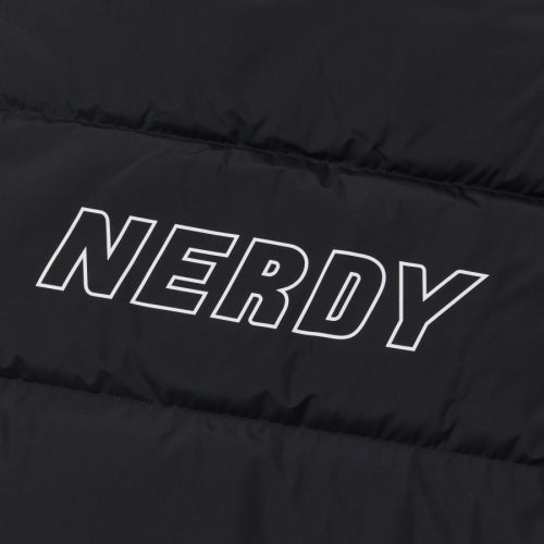 Solid Long-Down Jacket Black