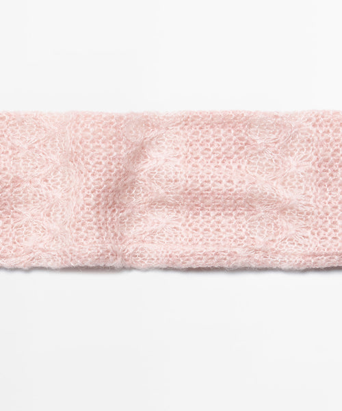 Mini Lace Pink Scarf