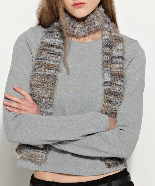 Mixed White Scarf