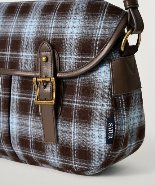 Classic Check Shoulder Bag Blue