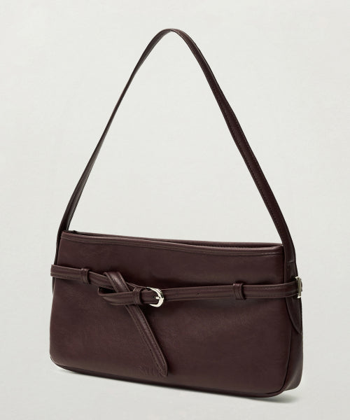 Belt Mini Shoulder Bag Brown