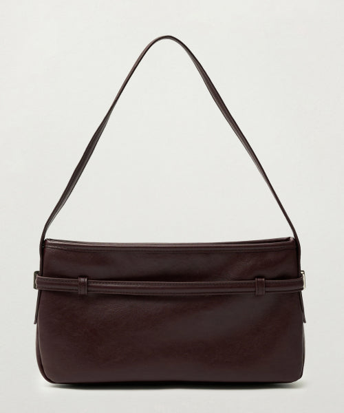 Belt Mini Shoulder Bag Brown