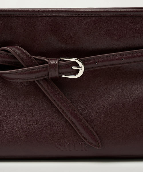 Belt Mini Shoulder Bag Brown