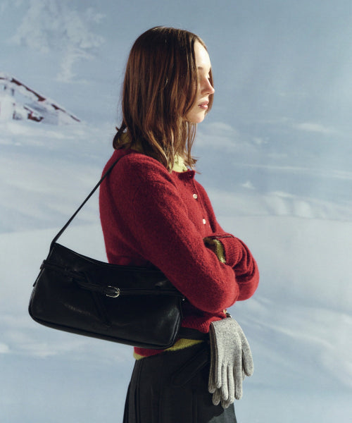 Belt Mini Shoulder Bag Black