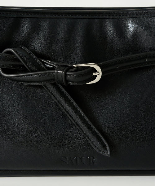Belt Mini Shoulder Bag Black