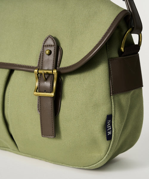 Classic Canvas Shoulder Bag Khaki