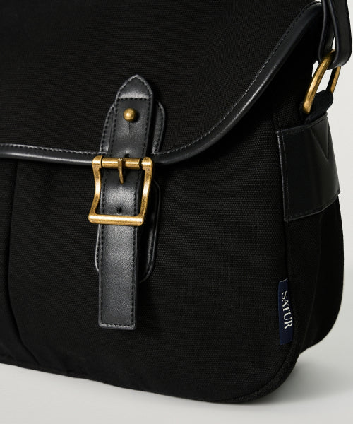 Classic Canvas Shoulder Bag Black