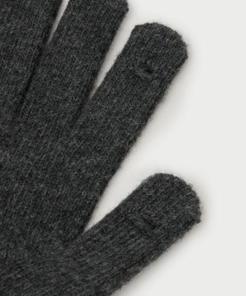 Verona Knit Gloves Charcoal