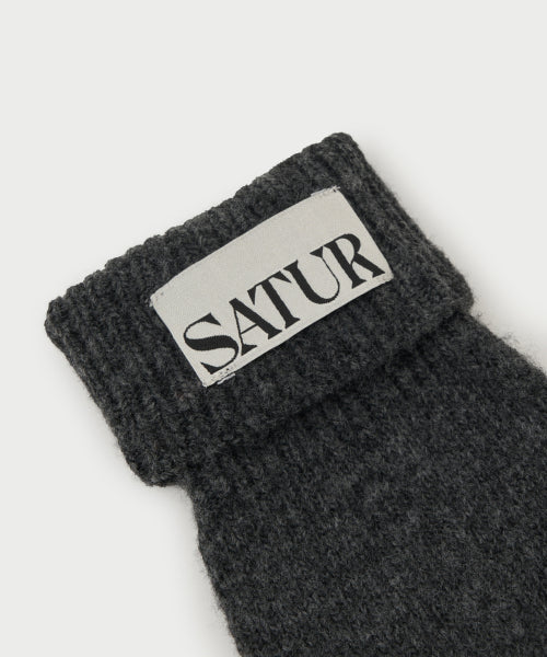 Verona Knit Gloves Charcoal
