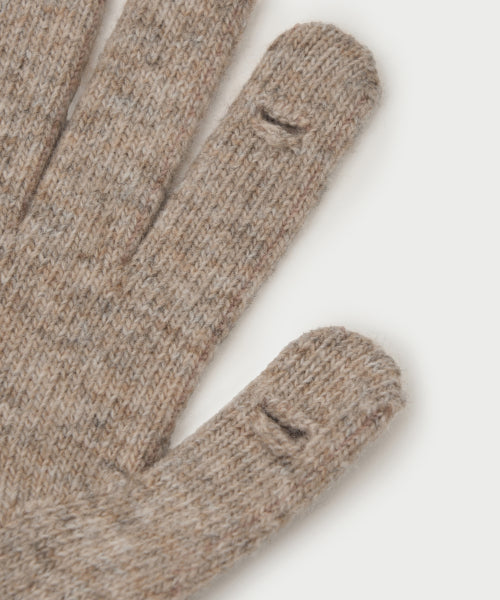 Verona Knit Gloves Beige