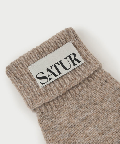 Verona Knit Gloves Beige