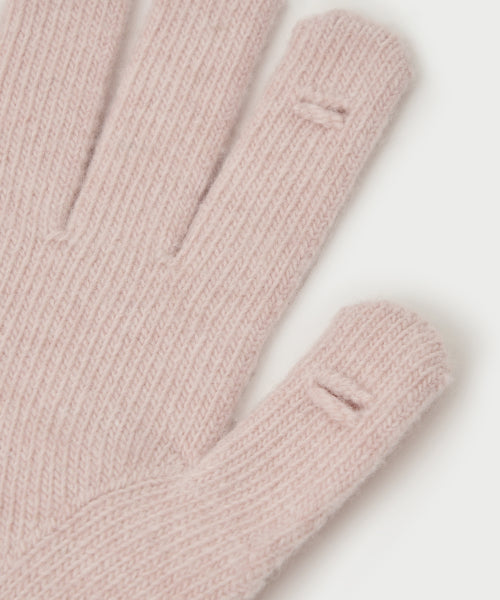 Verona Knit Gloves Light Pink