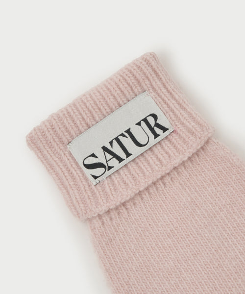 Verona Knit Gloves Light Pink