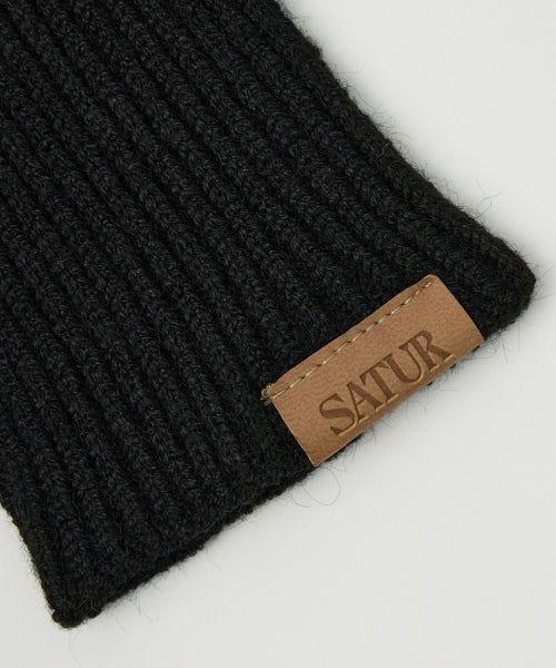 Classic Knit Gloves Black