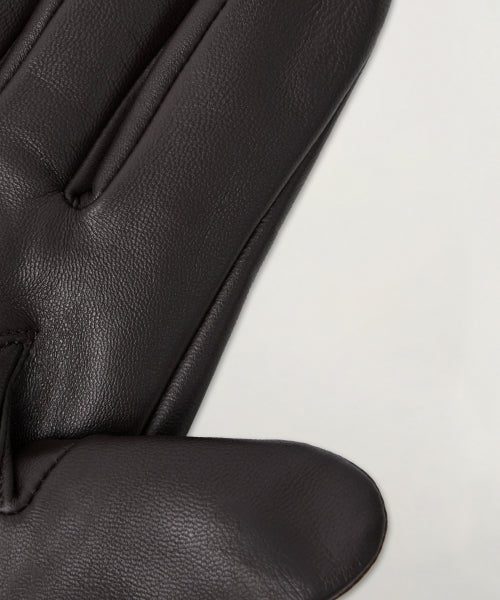 Classic Leather Gloves Brown