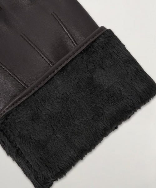 Classic Leather Gloves Brown