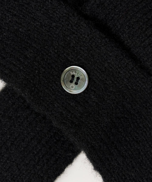 (W) Knit Balaclava Black