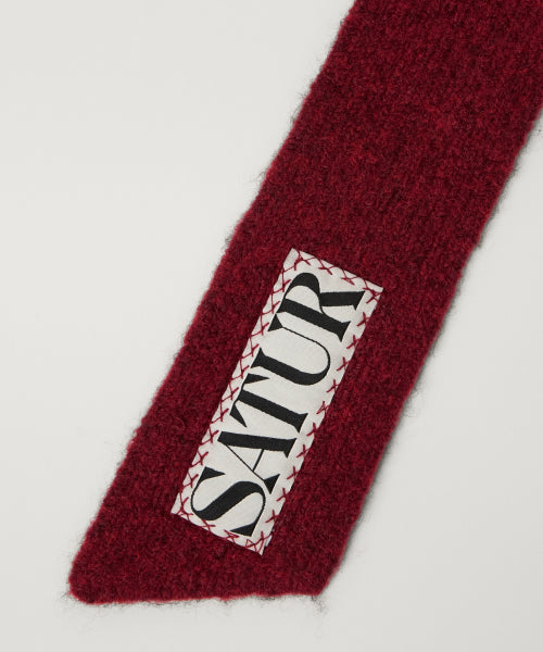 (W) Knit Balaclava Burgundy