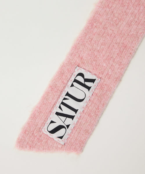 (W) Knit Balaclava Light Pink
