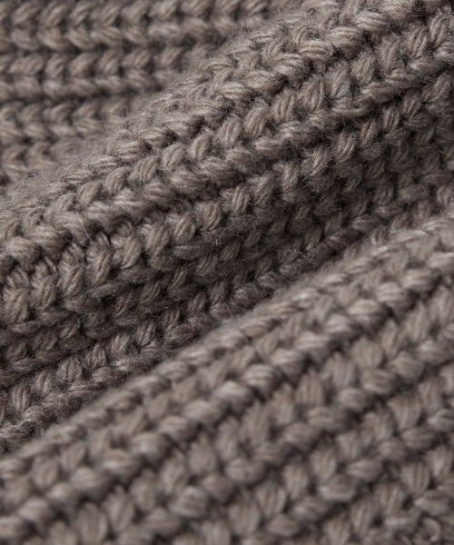Earmuff Knit Beanie Brown