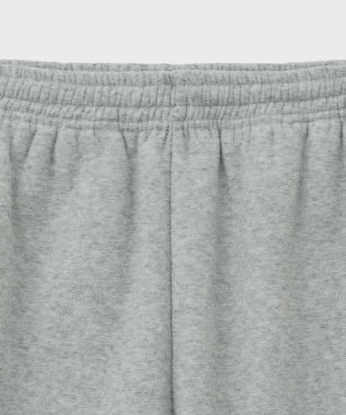(W) Teo Brushed Fleece Jogger Pants Melange Gray