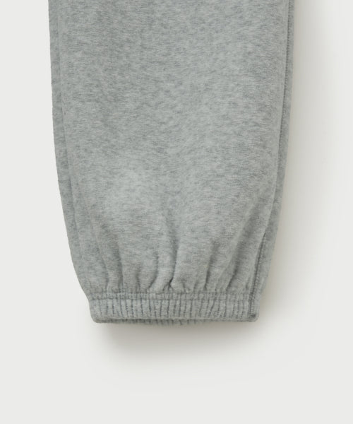 (W) Teo Brushed Fleece Jogger Pants Melange Gray