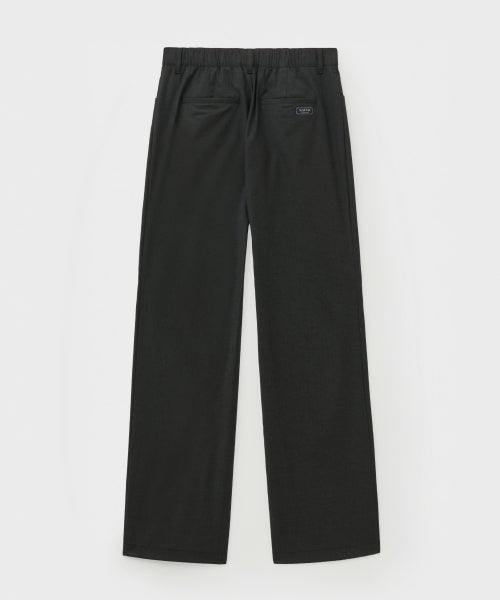 Classic One Tuck Easy Pants Charcoal