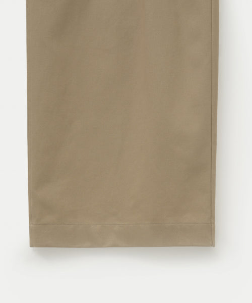 Relaxed Cotton Chino Pants Beige