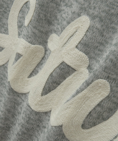 Lugo Heather Terry Hoodie Sage Green