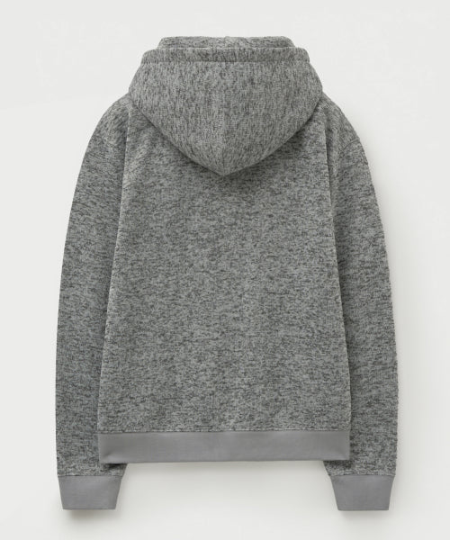 Lugo Heather Terry Hoodie Melange Gray