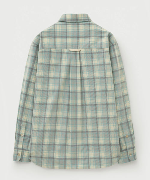 Corduroy Check Shirt Blue