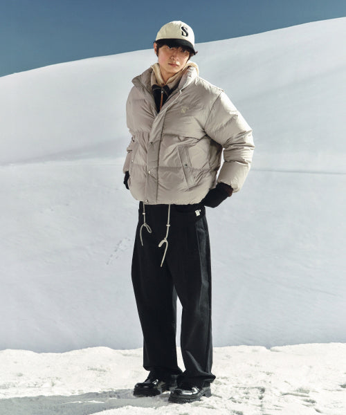 Loren Puffer Duck Down Padding Gray