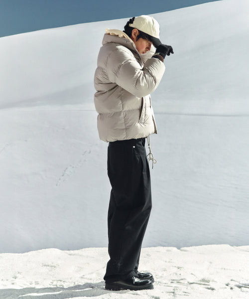 Loren Puffer Duck Down Padding Gray